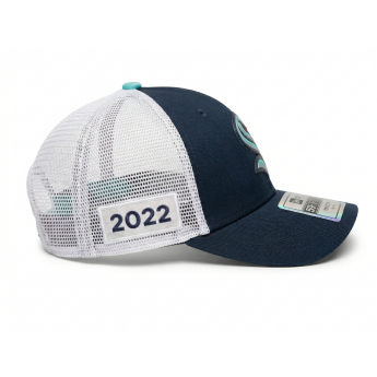 Seattle Kraken dziecięca czapka baseballowa NHL 2022 Draft Authentic Pro On Stage Trucker Adjustable