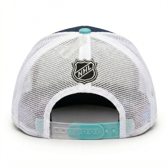 Seattle Kraken dziecięca czapka baseballowa NHL 2022 Draft Authentic Pro On Stage Trucker Adjustable