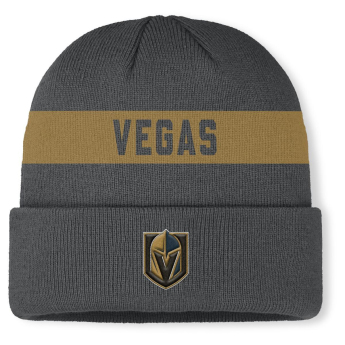 Vegas Golden Knights czapka zimowa Authentic Pro A/Cap Cuffed inscription