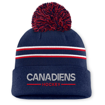 Montreal Canadiens czapka zimowa damska Authentic Pro W/Cap Cuffed Pom Beanie