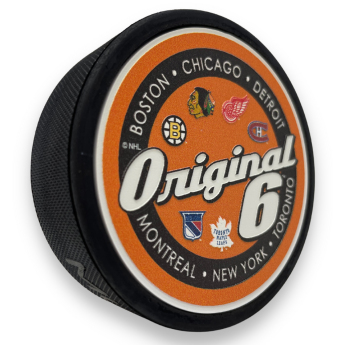 NHL produkty krążek Script Textured Hockey - Original 6