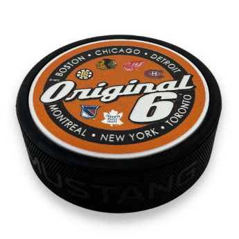 NHL produkty krążek Script Textured Hockey - Original 6