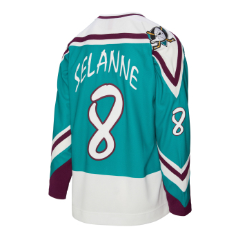Anaheim Ducks hokejowa koszulka meczowa Teemu Selanne 1995 NHL Alternate Jersey