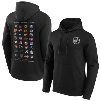 NHL produkty męska bluza z kapturem All Team Graphic black