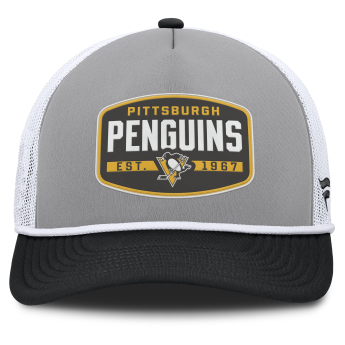 Pittsburgh Penguins czapka baseballówka Course Adjustable Foam Front A-Frame Meshaback
