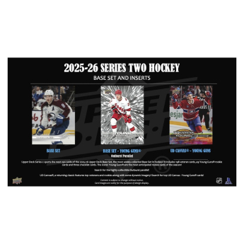 NHL pudełka karty hokejowe NHL 2025-26 Upper Deck Series 2 Tin Box