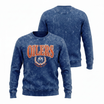 Edmonton Oilers bluza męska US Edit Crewneck