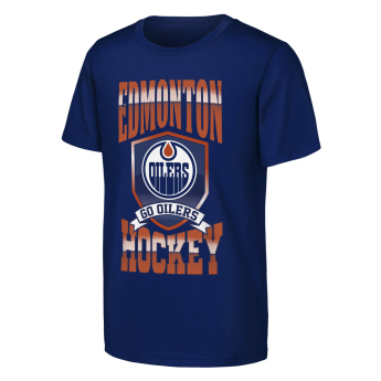 Edmonton Oilers koszulka dziecięca Big Shield Ss