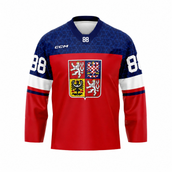 Reprezentacje hokejowe hokejowa koszulka meczowa Czech republic Olymp 2026 David Pastrňák red