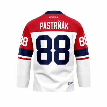 Reprezentacje hokejowe hokejowa koszulka meczowa Czech republic Olymp 2026 David Pastrňák white
