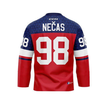Reprezentacje hokejowe hokejowa koszulka meczowa Czech republic Olymp 2026 Martin Nečas red