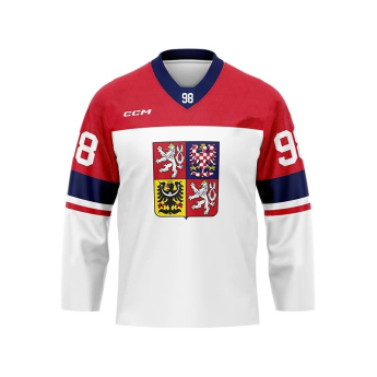 Reprezentacje hokejowe hokejowa koszulka meczowa Czech republic Olymp 2026 Martin Nečas white
