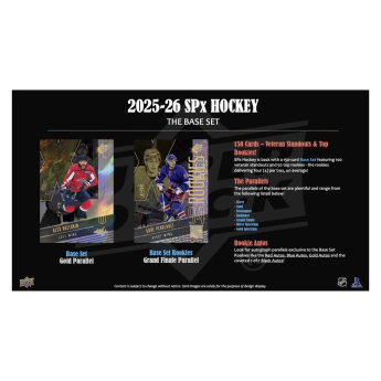 NHL pudełka karty hokejowe NHL 2025-26 Upper Deck SPx Hockey Hobby Box