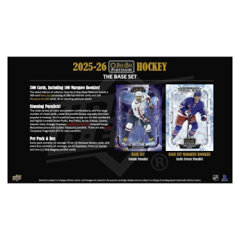 NHL pudełka karty hokejowe NHL 2025-26 Upper Deck O-Pee-Chee Platinum Hobby Box