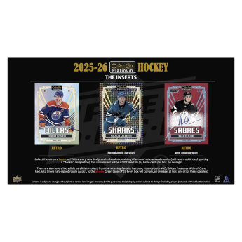 NHL pudełka karty hokejowe NHL 2025-26 Upper Deck O-Pee-Chee Platinum Hobby Box