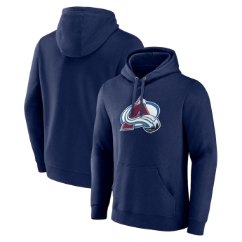 Colorado Avalanche męska bluza z kapturem Primary Team Logo Pullover Hoodie - Navy