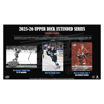 NHL pudełka karty hokejowe NHL 2025-26 Upper Deck Extended Series Hobby box