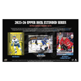 NHL pudełka karty hokejowe NHL 2025-26 Upper Deck Extended Series Hobby box