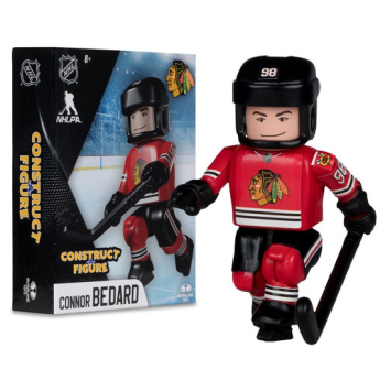 Chicago Blackhawks figurka Connor Bedard #98 NHL Construct