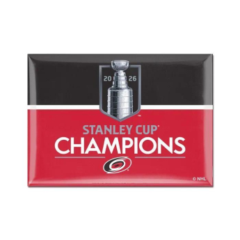 Carolina Hurricanes magneska NHL 2026 Stanley Cup Champions