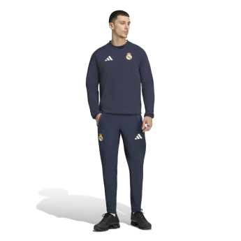 Mikina REAL MADRID Tiro Travel navy