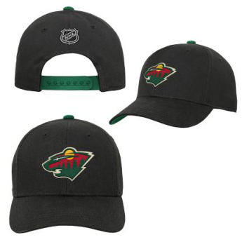 Minnesota Wild dziecięca czapka baseballowa Precurved Snap
