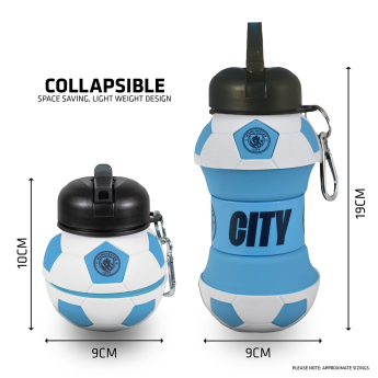 Manchester City bidon Collapsible Football Drinks Bottle