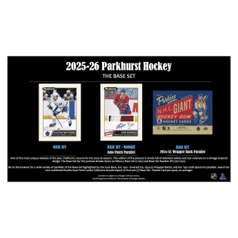 NHL produkty karty hokejowe NHL 2025-26 Upper Deck Parkhurst Hockey Hobby box