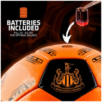 Newcastle United piłka LED Glow Football
