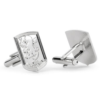 Aston Vila spinki mankietowe Silver Plated Formed Cufflinks