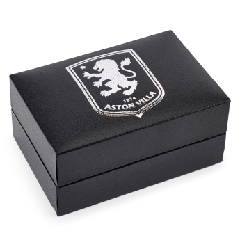 Aston Vila spinki mankietowe Silver Plated Formed Cufflinks
