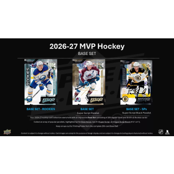 NHL produkty karty hokejowe NHL 2026-27 Upper Deck MVP Hockey Hobby Box