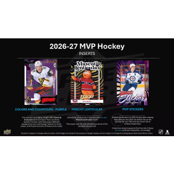 NHL produkty karty hokejowe NHL 2026-27 Upper Deck MVP Hockey Hobby Box