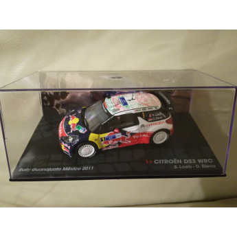 Samochody i motocykle model 1/43 Citroen DS3 WRC Red Bull S. Loeb Winner Rally Mexico 2011