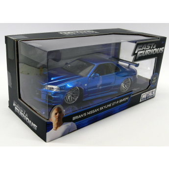 Model Rychle a Zběsile Nissan Skyline GT-R34 - Brian´s 1:24
