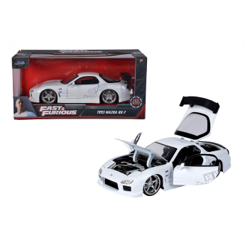 Samochody i motocykle model 1/24 Fast & Furious Mazda RX-7 White