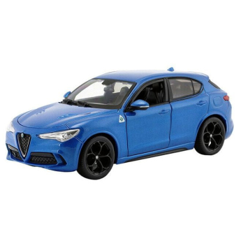 Samochody i motocykle model 1/24 Alfa Romeo Stelvio Q4 Quadrifoglio blue