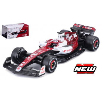 Samochody i motocykle model 1/43 Alfa Romeo Orlen F1 C42 Guanyu Zhou #24 2022 Signature
