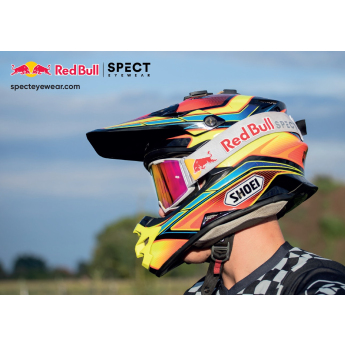 Red Bull Racing gogle motocrossowe STRIVE S blue with clear glass