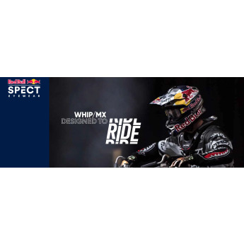 Red Bull Racing gogle motocrossowe WHIP red with clear glass
