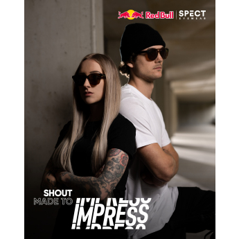 Red Bull Racing okulary przeciwsłoneczne MAZE, black with smoke-tinted lenses