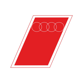 Audi F1 zestaw naklejek 3 pcs logo 2026