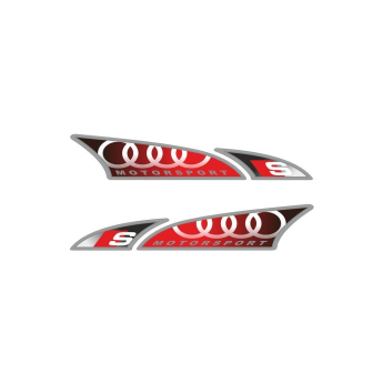 Audi F1 zestaw naklejek 3D logo big 2026