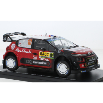 Samochody i motocykle model 1/24 Citroen C3 WRC, No.10, Rallye WM, Rallye Catalunya, S.Loeb/D.Elena, 2018