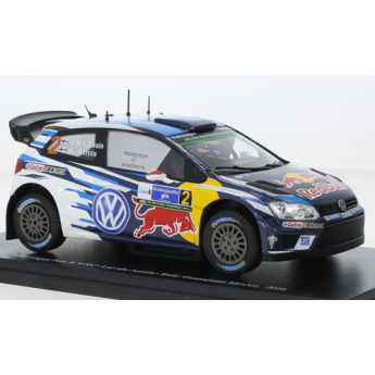 Samochody i motocykle model 1/24 VW Polo R WRC, No.2, Rallye WM, Rallye Mexico, J-M.Latvala/M.Anttila, 2016
