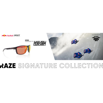 Red Bull Racing okulary przeciwsłoneczne RAZE gray with green lenses