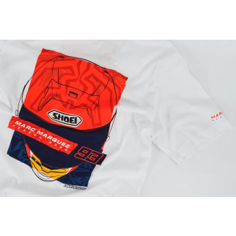 Marc Marquez koszulka męska Season Helmet white 2026