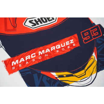 Marc Marquez koszulka męska Season Helmet white 2026