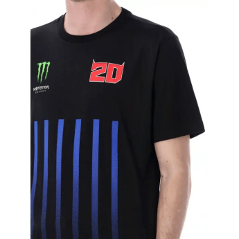 Fabio Quartararo koszulka męska Monster Energy Stripes black 2026