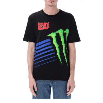 Triko Fabio Quartararo Monster Energy Logo černé